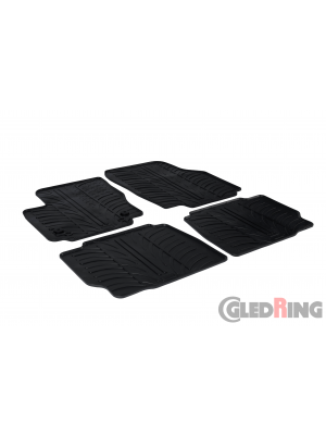 Original Gledring Passform Fußmatten Gummimatten 4 Tlg.+Fixing - Ford Mondeo 2011-2015